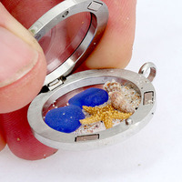 final steps of personalizing your sea glass locket
